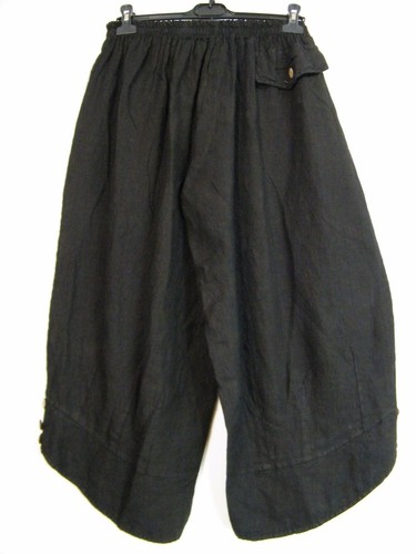 LAGENLOOK100% LINEN CROPPED PANTS IN 9 COLS SIZES :Plus:1(L) Plus 2(XL)Plus3(XXL - Picture 2 of 117