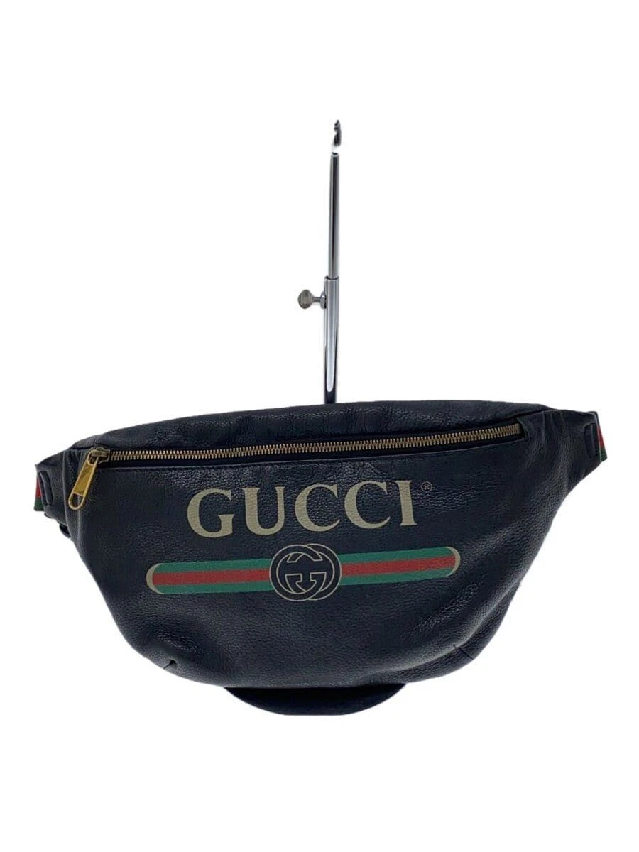 Sac ceinture GUCCI taille cuir noir occasion