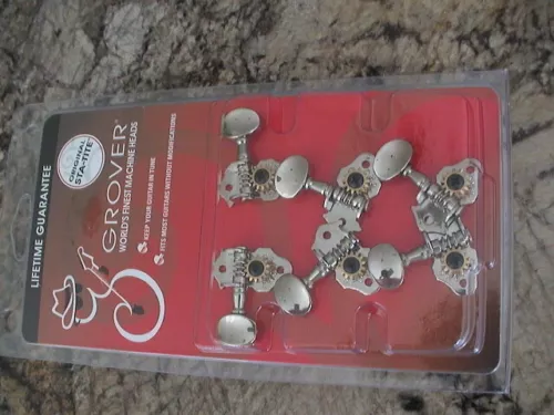 GROVER STA-TITE V98N NICKEL MACHINE HEADS TUNER SET/6PCS NEW IN SEALED PACAKGE