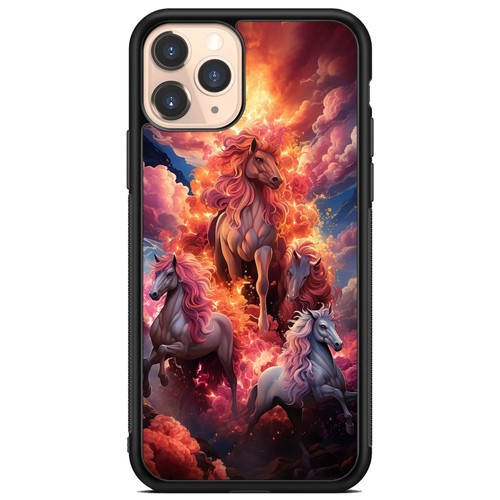 glitch art unicorn For iPhone SE4 16E 12 13 14 15 16 Pro Max Anti scratch Cover - Picture 4 of 25