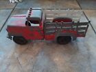Vintage Hubley Diecast Mighty Metal Stake Bed Truck 12" Toy Truck 900 Usa