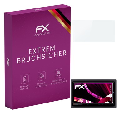 atFoliX Glasfolie für Kenwood DNX9280BT Panzerfolie 9H Schutzpanzer
