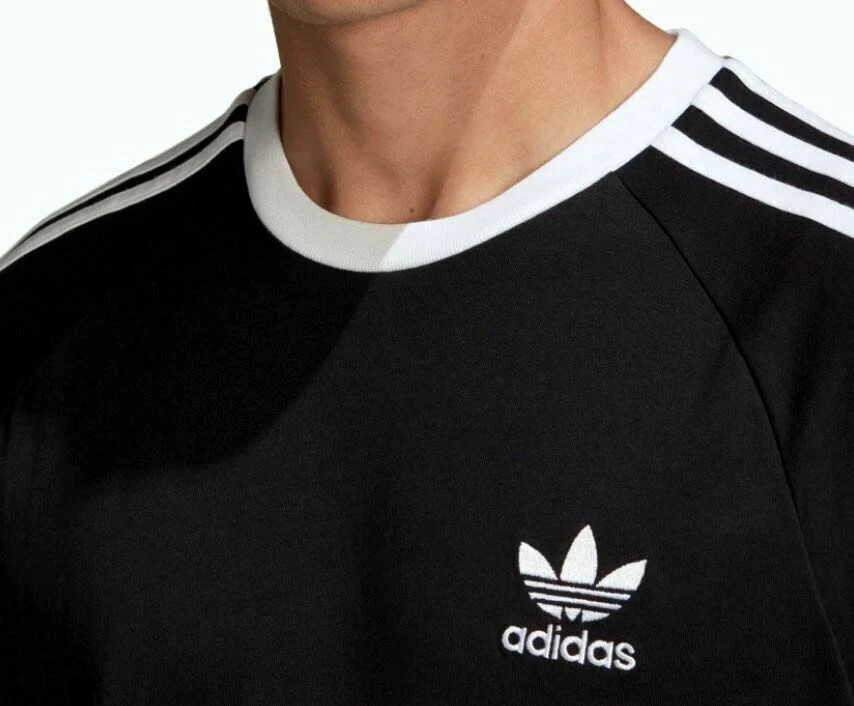 Adidas Originals - Tee Shirt A Bandes 3 Stripes GN3495 Noir