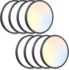 8Pack LED Flush Mount Ceiling Light Fixture, 12Inch 24W, Dimmable 3000K/3500K/40