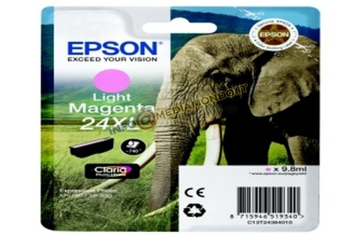 ORIGINALE CARTUCCIA EPSON C13T24364010 / 24XL  - LIGHT MAGENTA - 9,80 ML