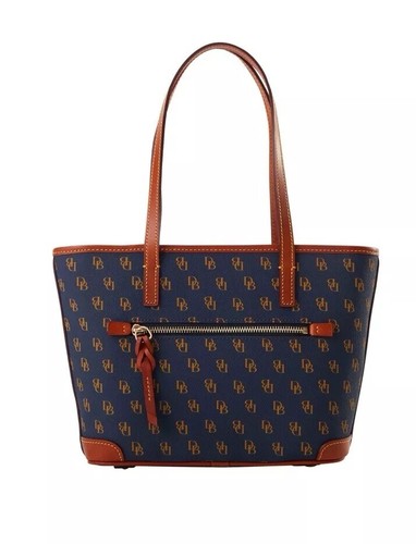 Dooney & Bourke Gretta Small Charleston Shopper ~ Navy - Picture 3 of 14