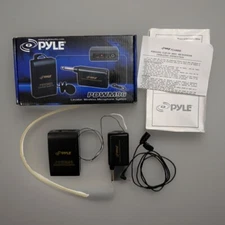 Wireless Microphone System Pyle Belt Pack Lapel Lavalier Microphone PDWN96 A5