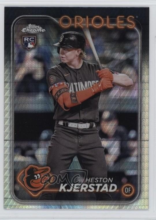 2024 Topps Chrome Prism Refractor Heston Kjerstad #142 5yd