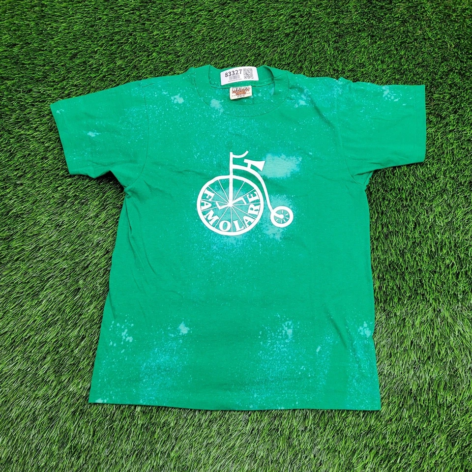 Camisa feminina vintage 1980 National Marathon XS 17x22 EUA - Imagem 2 de 4