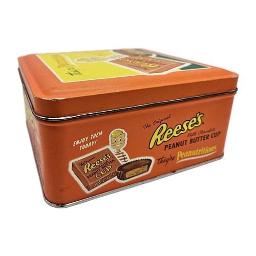 Vintage Reese's Sammlerdose 1997 Aufbewahrungsbox 6" x 6" x 3" - Bild 7 von 9
