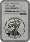 2019-W Pride of Two Nations American Eagle Enhanced Reverse Proof NGC PF70