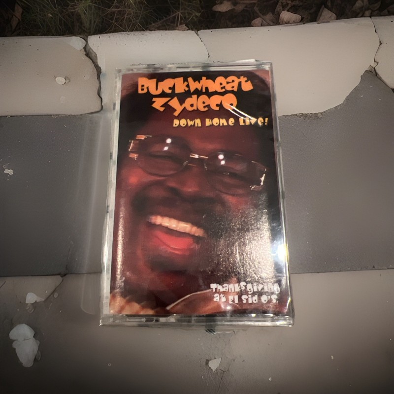 Buckwheat Zydeco Down Home Live SEALED Cassette Thanksgiving At El Sid 0’s