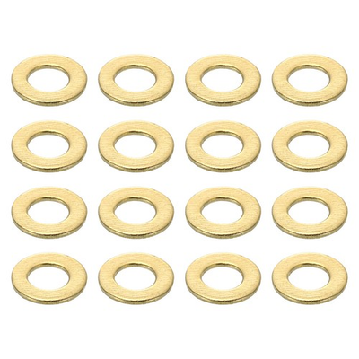 #ad #ad 300Pcs Brass Flat Washer M2.5x6x0.4mm Brass Washer Assortment for Screws Bolts AU $15.85