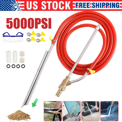 #ad 5000 PSI Pressure Washer Sandblasting Kit Wet Abrasive SandBlaster Attachment $32.98
