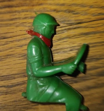 Vintage Herkimer OK Cub Hot Rod Driver Figure, 1950s-60s - Image 3 of 4