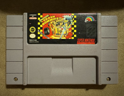 LJN The Incredible Crash Dummies Nintendo SNES Super Nintendo NTSC-U/C