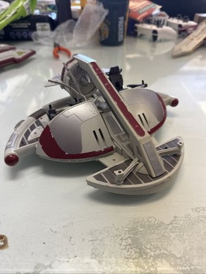 2010 Hasbro Star Wars Clone Wars Swamp Speeder Vehicle | Hasbro Clone Speeder |