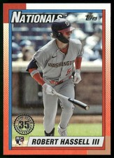 2025 Topps Update #U90-41 Robert Hassell III 1990 Topps Baseball 35th  FOIL