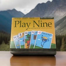 Play Nine The Card Game of Golf Ages 8-Adult New in Box Factory Sealed Fun Game