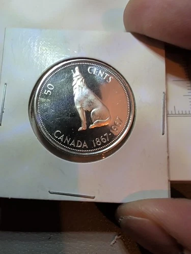Canada 50c Silver  1967 Centennial PL Proof Like Heavy Cam-DD52