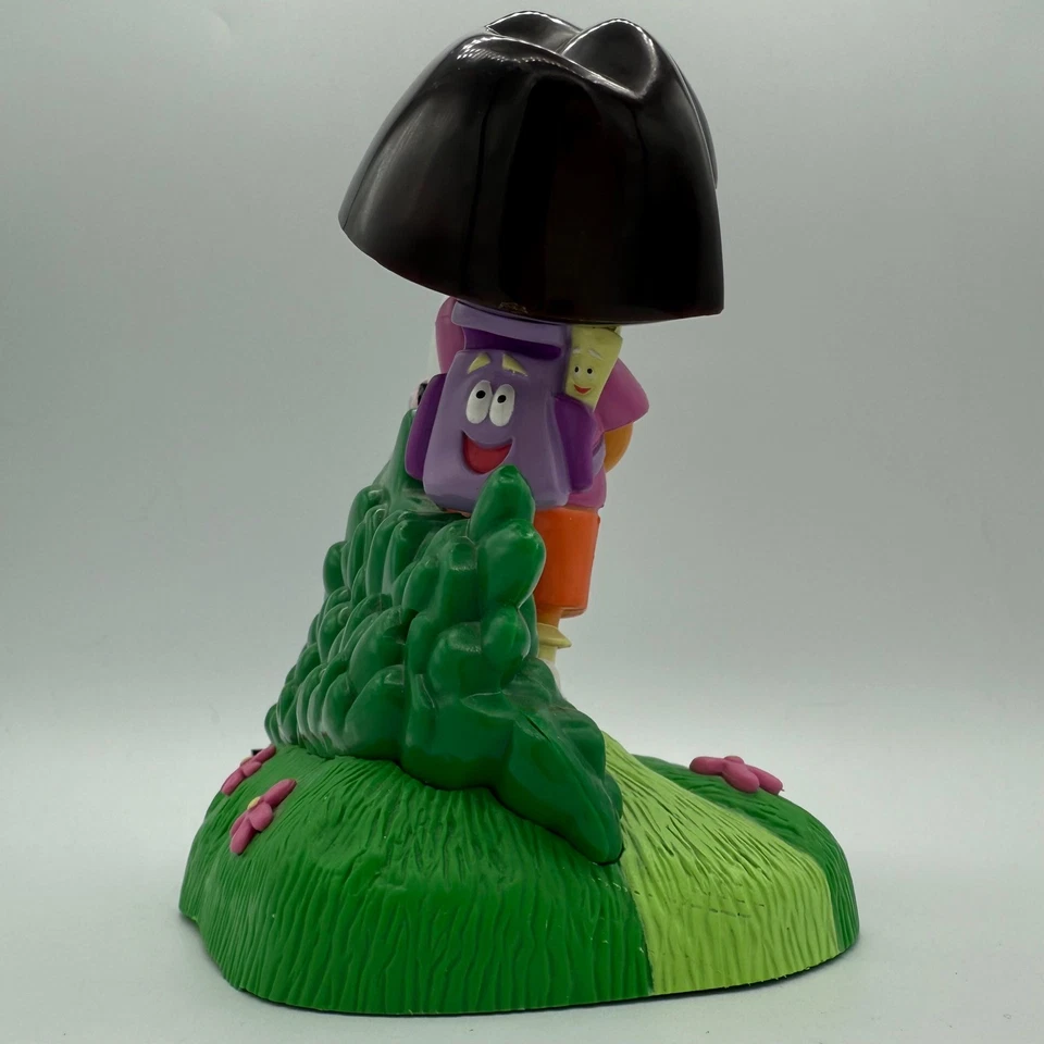 Dora The Explorer & Boots Plastic Alarm Clock Fun Kids Childrens Room Decor 2003 - Image 3 of 4