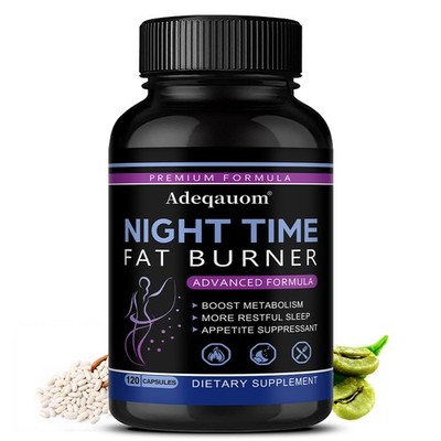 Night Time Fat Burner Supplements Metabolism Weight Management 30-120 Capsules