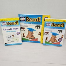 Your Baby Can Read Starter Book Word Cards DVD Set of 3 Robert Titzer