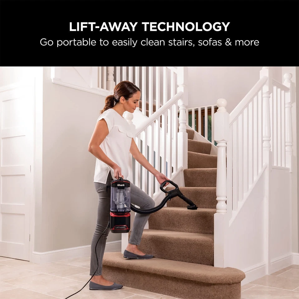 Shark Corded Upright Vacuum, Lift-Away, Pet [NV602UKT] Anti Allergen, Bagless - Image 3 of 4