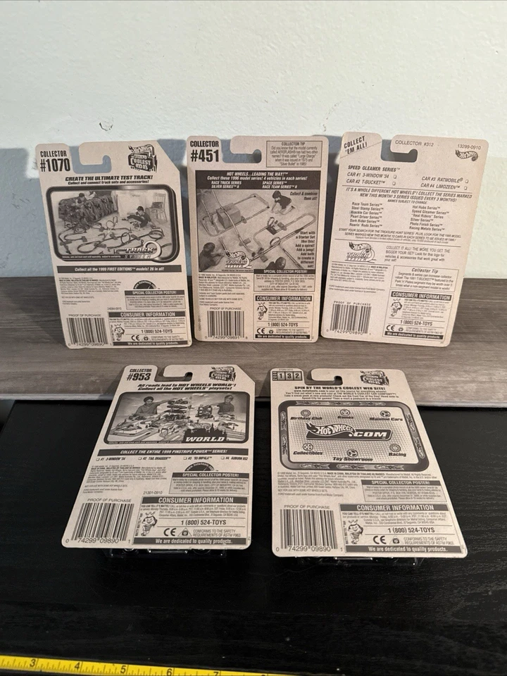 Lote de 5 Ford Hot Wheels 4 - 3 ventanas '34 y 1 '32.  Vintage.  Del 95 al 2000 Foto 2 de 4