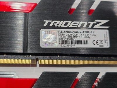 ✓✓ G.SKILL TridentZ 32GB (2x16GB) 3200 MHz *14-14-14-34* (B-Die