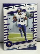 2024 Panini Absolute - Aaron Jones #71 Blue Foil Vikings