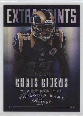2013 Panini Prestige Extra Points Purple 41/100 Chris Givens #160 0o9
