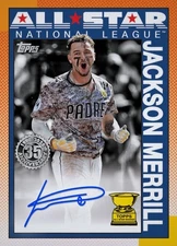 2025 Topps Midsummer Classics JACKSON MERRILL RARE SIGNATURE PADRES DIGITAL CARD