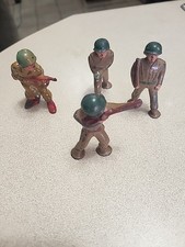 Vintage 1930's BARCLAY Soldier Lot Of 4