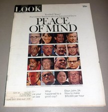 Look Magazine July 27, 1971 - 16 Americans & Peace of Mind, Elton John