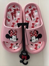 Disney Minnie Mouse Pink Cherries Slide Sandals By Ground Up Women s Size 8