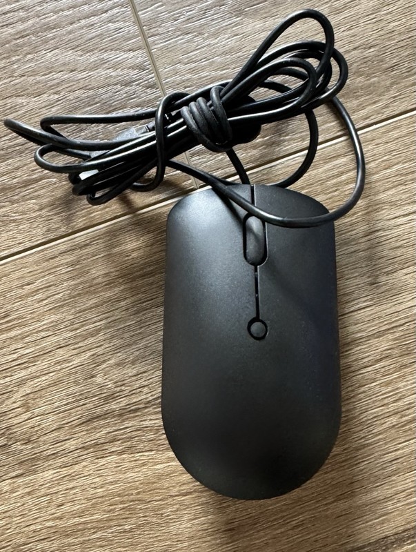 Lenovo 400 USB-C Wired Compact Mouse Portable Black New Open Box