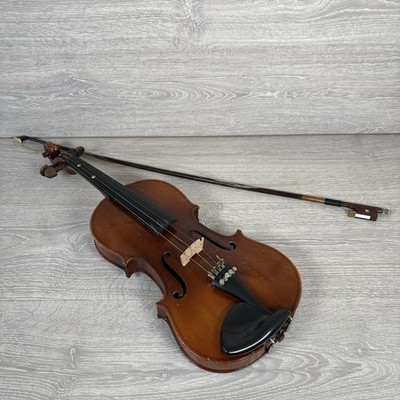 Lerche 3/4 Größe Violine & 28,5'' Bogen - Vintage Schülerinstrument - zum Restaurieren