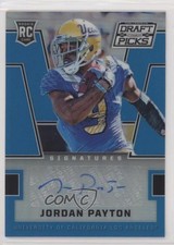 2016 Panini Prizm Collegiate Draft Picks Blue Jordan Payton #158 Auto 9rc