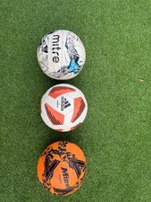 Three football size 5