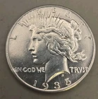 1935 Peace Silver Dollar - Philadelphia Mint