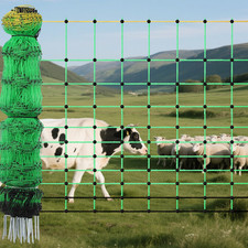 42.5" H X 164' L Electric Fence Netting, Electric Fencing for Sheep, Hogs, Cattl