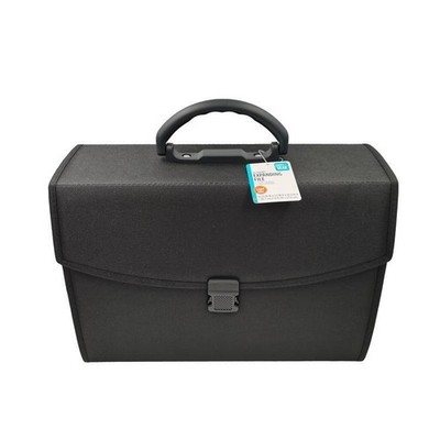 Expandable File Organizer 26 Pockets Legal Document Storage Top Handle Portable