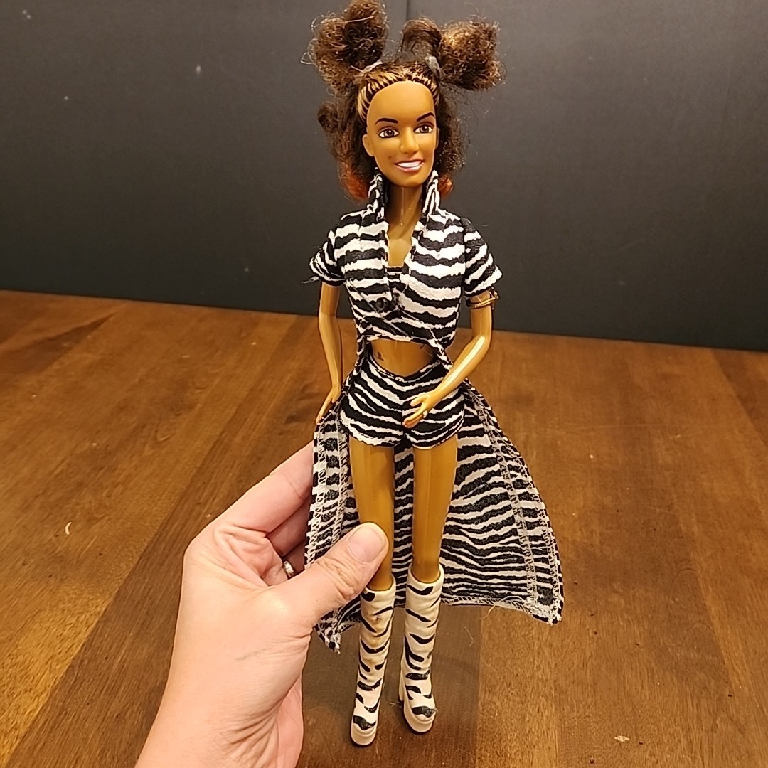 1998 Spice Girl On Tour Scary Spice Mel B Zebra Outfit Fashion
