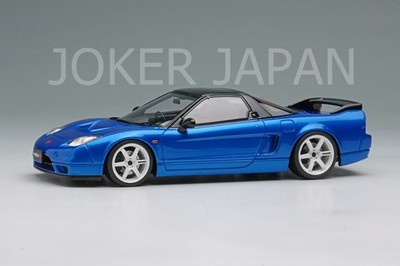 Make Up EIDOLON 1/43 Honda NSX-R (NA2) 2002 (TE37 Wheel) Blue EM825D JDM
