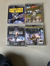 4 Game PS3 Lot Borderlands 2 & Prequel , Destiny The Taken King, Battlefield 3,
