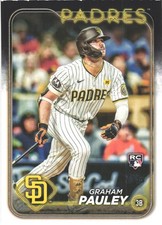 2024 Topps Update #US84 Graham Pauley San Diego Padres Rookie