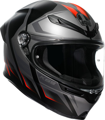 AGV K6 S Karve Helmet Matte Black Gray Red 2118395002-024-XXL 2XL