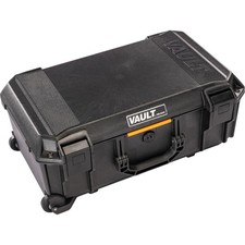 Pelican V525 Vault Rolling Case with Foam, Black