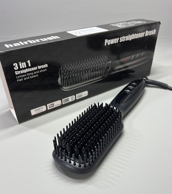 Haarglätter Heißbürste Beheizter 3D Kamm für Volumen & Glätten 230C